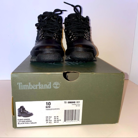 🛑SOLD🛑 Boys Timberland Euro Hiker Boots Size 10 - Picture 2 of 5